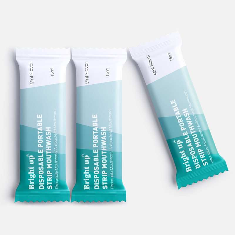 Acuñe el líquido sin alcohol del enjuague del sabor con la etiqueta privada del bolso 10ml de la bolsita
