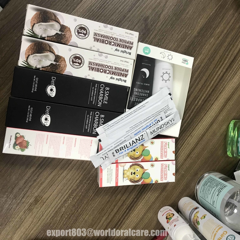 Marca privada adulta de la crema dental original libre del fluoruro de Refeshens de la mejor calidad que blanquea