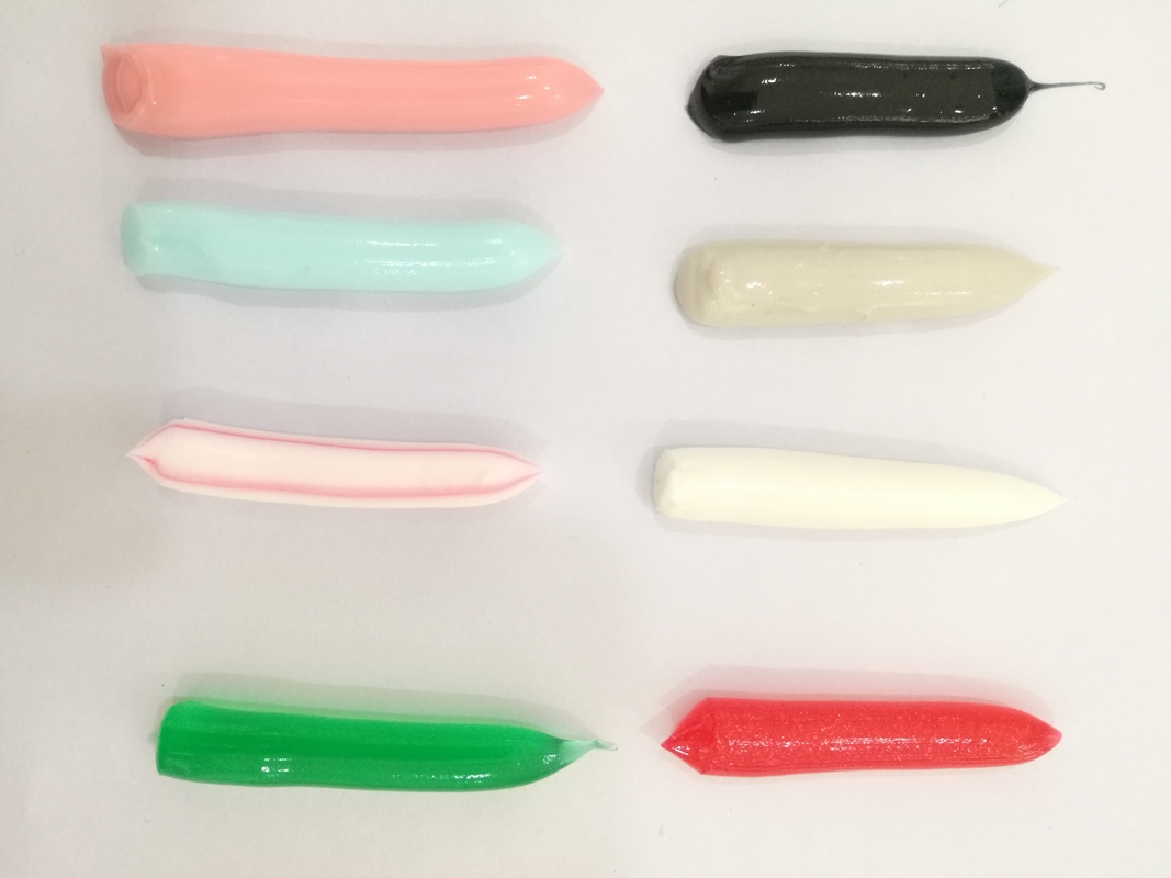 Dientes orgánicos de SASO que blanquean las cremas dentales Crystal Anti Cavity colorido