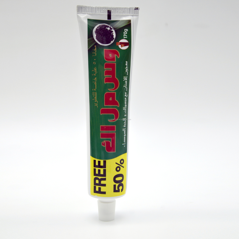 Los dientes del GMP que blanqueaban el cepillo de dientes de la crema dental fijaron los extractos herbarios orgánicos de la semilla de comino del negro de Miswak