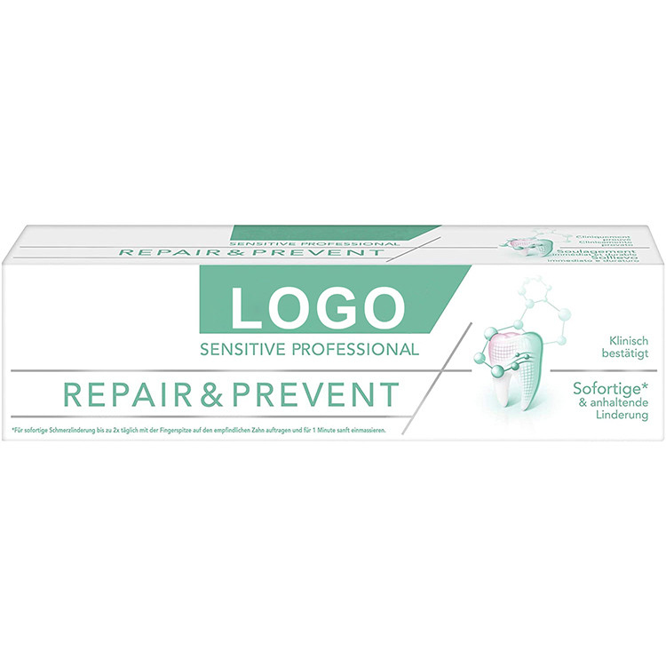 Dientes del bicarbonato de sosa que blanquean la goma de diente del bulto de la higiene oral de la crema dental sin el fluoruro