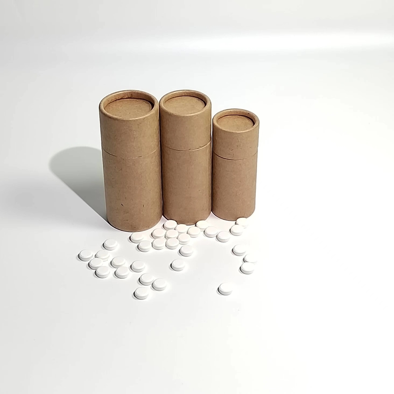 Enjuague natural dental de los dientes de la menta que blanquea del sabor de la crema dental del sólido inútil cero portátil de las tabletas