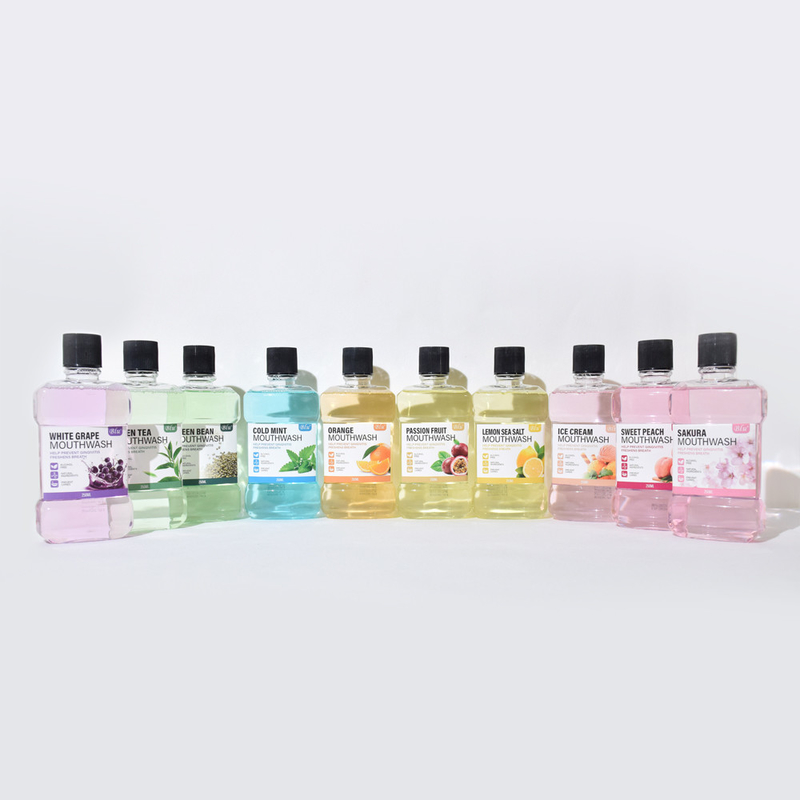 No alcohólico, orgánico, antibacteriano, cuidado de la salud oral, sabor a fruta, enjuague bucal 250 ml