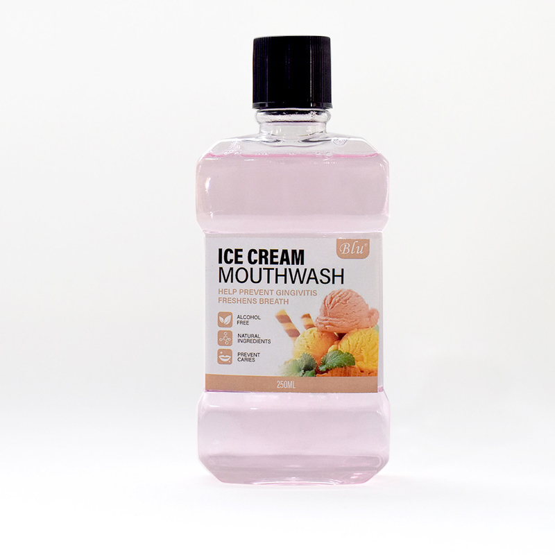 Varios sabores Antiséptico oral limpio fresco fresco sin alcohol Enjuague bucal para la higiene oral diaria