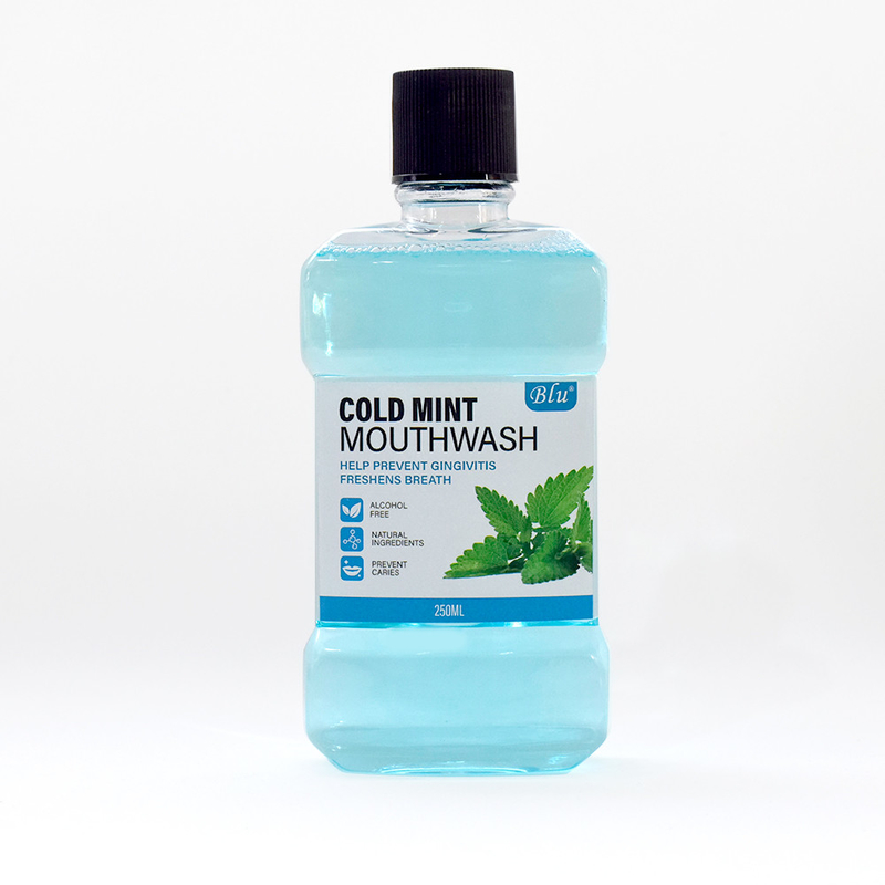 Varios sabores Antiséptico oral limpio fresco fresco sin alcohol Enjuague bucal para la higiene oral diaria
