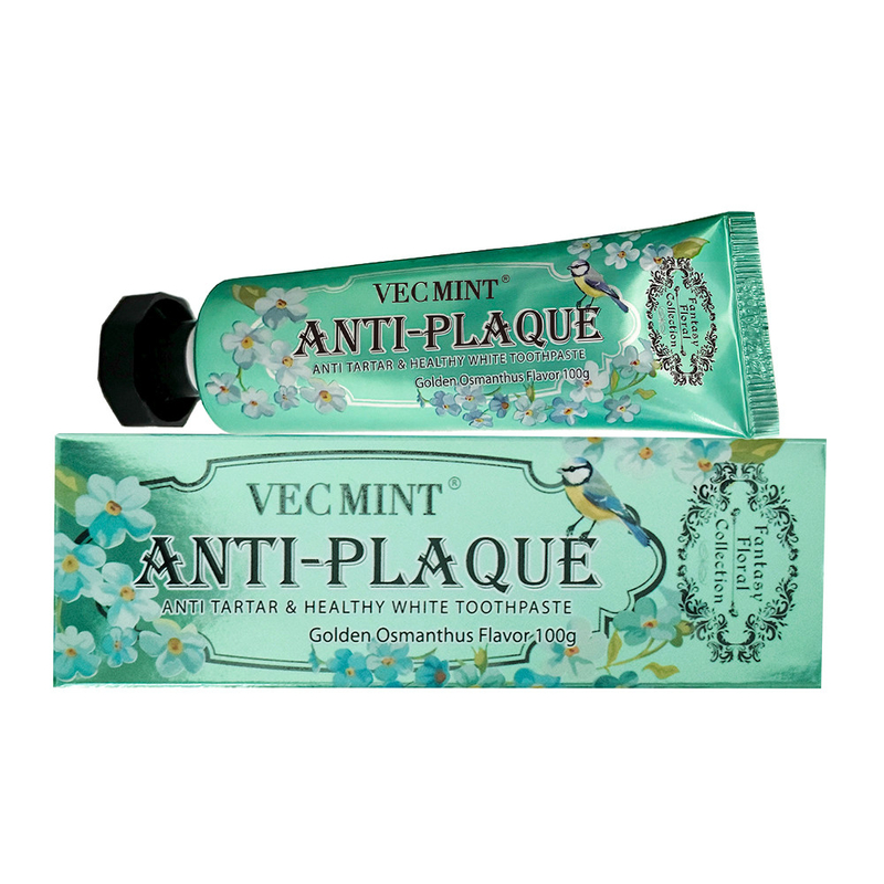 Venta al por mayor Serie Floral Osmanthus Y sabor a té Blanqueamiento de pasta de dientes Limpieza oral Blanqueamiento de dientes