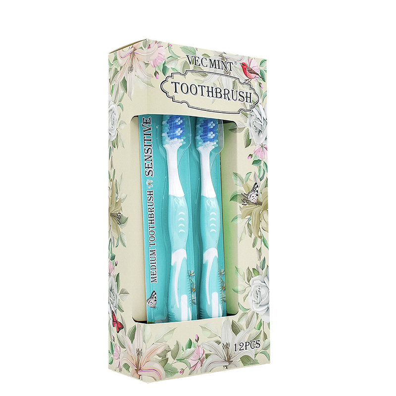 Precio de fábrica cepillo de dientes de alta calidad Elimina bacterias Cuidado bucal de color blanco profundo con pasta de dientes