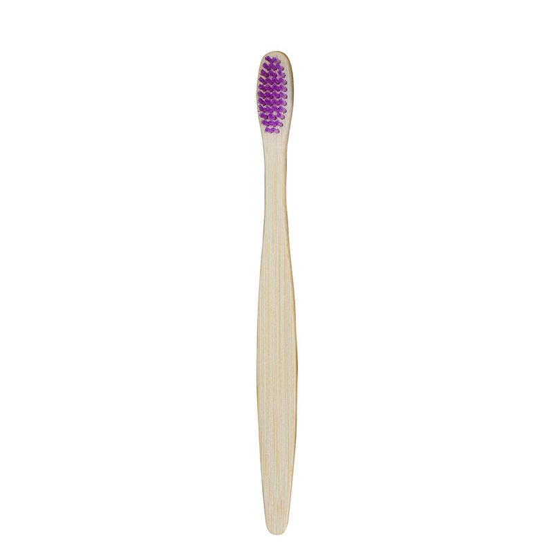 Fabricado a medida Gran Venta Natural Eco biodegradable Colorido Suave Hoteles de Bambú Cepillo de Dientes Con Embalaje