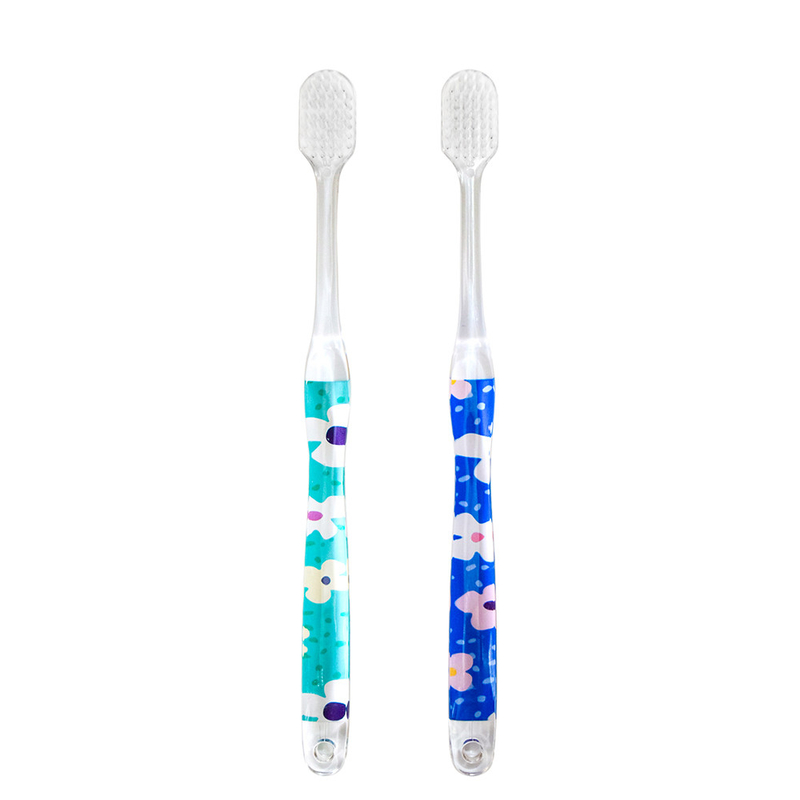 Venta directa de fábrica Precio bajo Calidad alta Cristal transparente Colorido Cepillo dental para adultos Cepillo dental suave personalizado