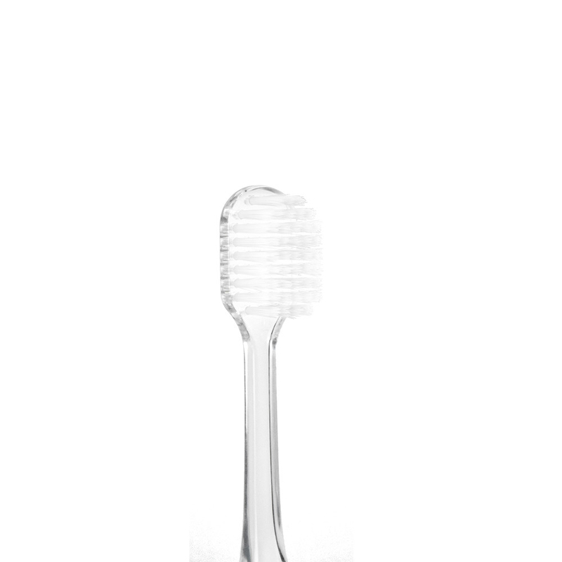 Venta directa de fábrica Precio bajo Calidad alta Cristal transparente Colorido Cepillo dental para adultos Cepillo dental suave personalizado