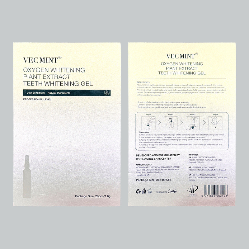 Profesional de mejor grado Peróxido de Carbamida Gel blanqueador de dientes de alta calidad CE MSDS Gel blanqueador de dientes conjunto para el hogar