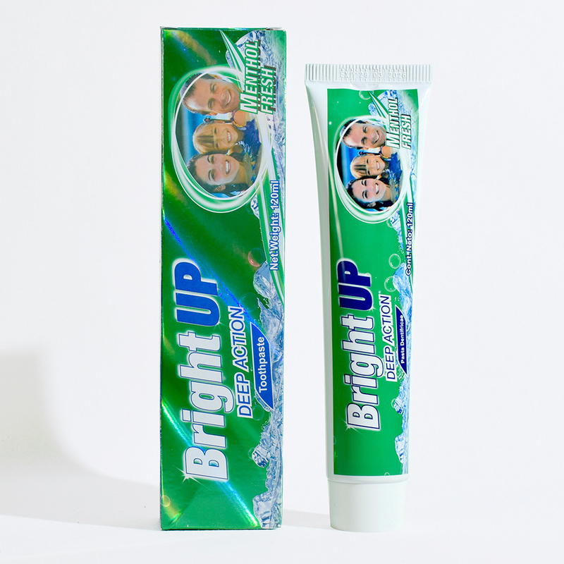 Aclaración de acción profunda Mentol de pasta de dientes fresca 120 ml - Experimenta una sensación de enfriamiento instantáneo