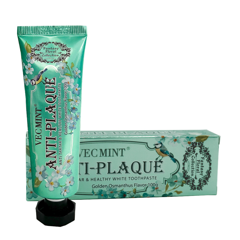 VECMINT Osmanthus pasta de dientes 100g Pasta de dientes para dientes sanos colección floral de lujo venta en caliente fábrica entrega directa