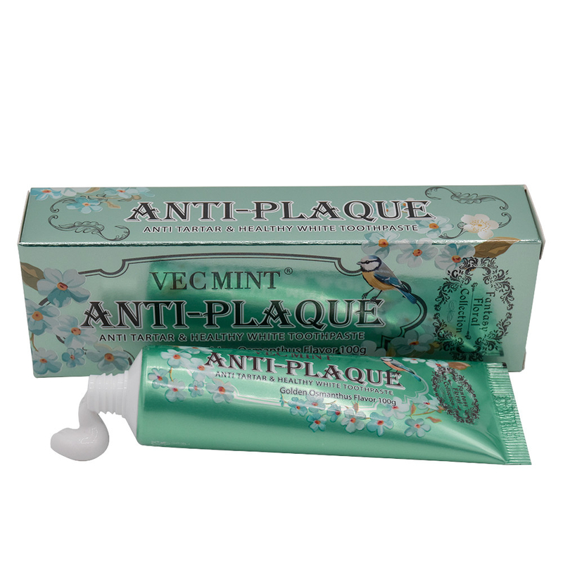 VECMINT Osmanthus pasta de dientes 100g Pasta de dientes para dientes sanos colección floral de lujo venta en caliente fábrica entrega directa