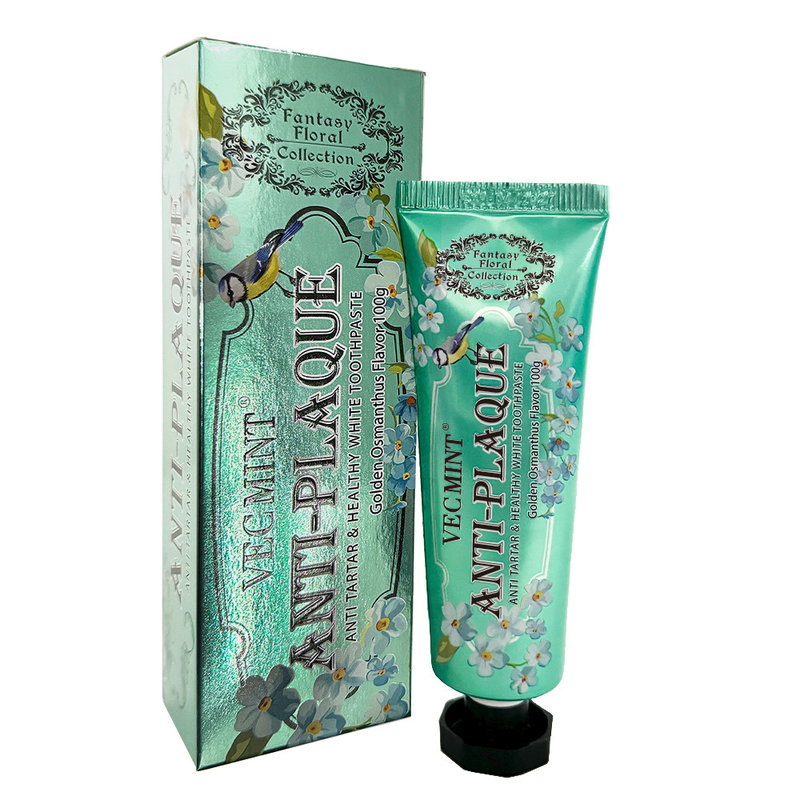 VECMINT Osmanthus pasta de dientes 100g Pasta de dientes para dientes sanos colección floral de lujo venta en caliente fábrica entrega directa