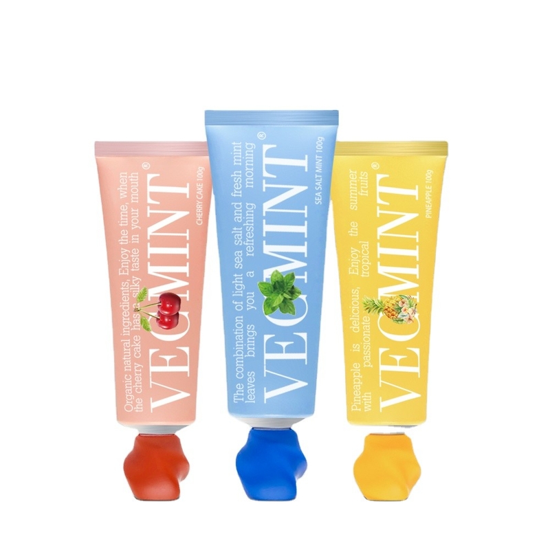 VECMINT Sal de mar y pasta de dientes de menta fresca - deja su boca refrescado 100g fábrica mayorista