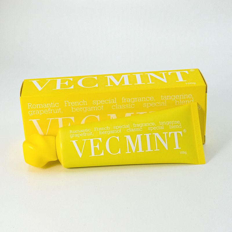 100 g de pasta de dientes VECMINT de venta caliente: Aroma exquisito de inspiración francesa de toronja, bergamota y mandarina
