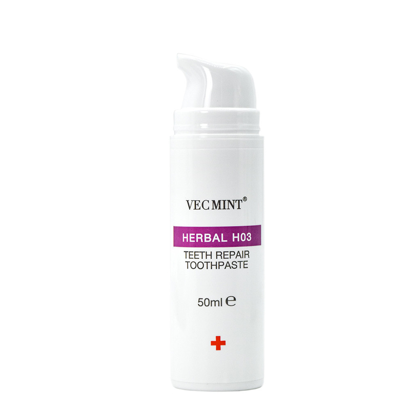 Venta en caliente VECMINT Herbal H03 Pasta dental para la reparación de dientes - 50 ml, ideal para el mantenimiento diario de los dientes