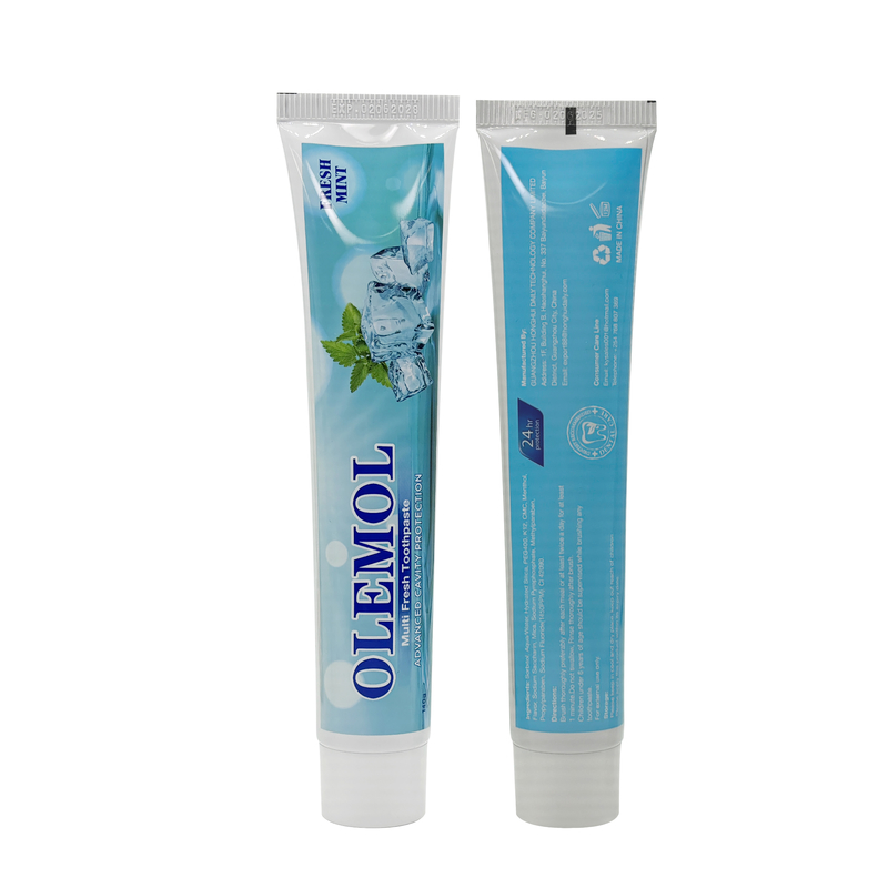 OLEMOL Multi pasta de dientes fresca 100g - sabor a menta fresca con protección avanzada de la cavidad para la higiene oral diaria y el cuidado dental