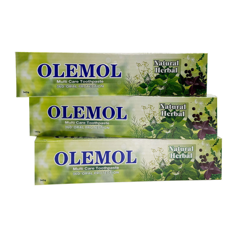 OLEMOL Multi White pasta de dientes 90g - Fórmula de blanqueamiento y eliminación de manchas para blanqueamiento efectivo de los dientes y cuidado oral diario