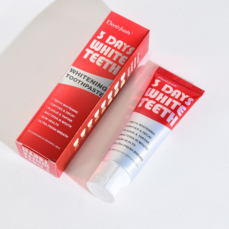 Pasta de dientes blanqueadora avanzada de 3 días con fitato de sodio para una sonrisa más brillante