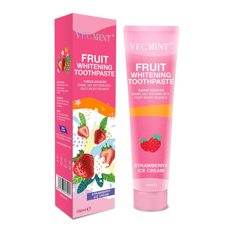 Pasta dental con sabor a fruta para el cuidado bucal para adultos, grupo de edad adulto, pasta blanqueadora