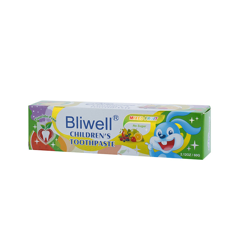 La crema dental de los niños orgánicos seguros del retiro 60G de la cavidad para el bebé de 10 meses excesivo