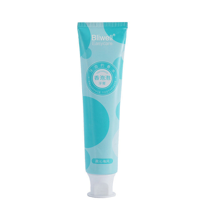 La burbuja dulce perfuma el sabor oral de la brisa de mar de la crema dental del cuidado de la respiración fresca para los adultos