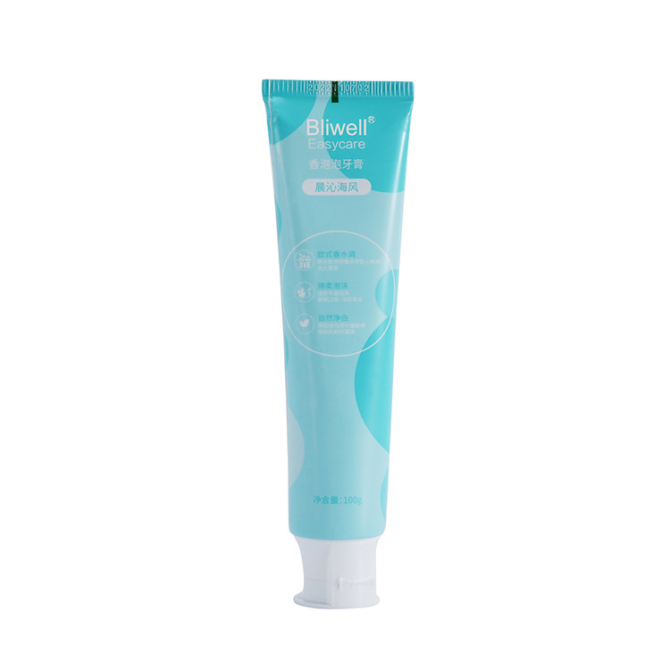 La burbuja dulce perfuma el sabor oral de la brisa de mar de la crema dental del cuidado de la respiración fresca para los adultos