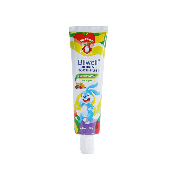 el chicle de los niños 125g condimentó la caja fuerte de la crema dental de los niños de la crema dental para tragar al OEM