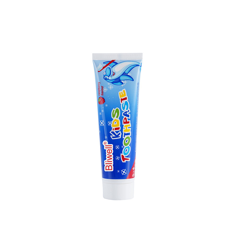 el chicle de los niños 125g condimentó la caja fuerte de la crema dental de los niños de la crema dental para tragar al OEM