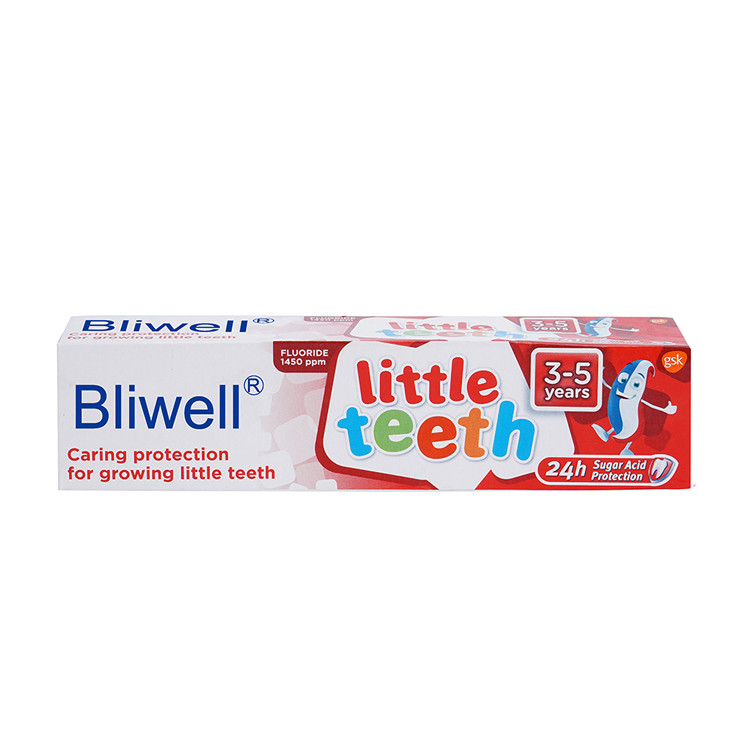 el chicle de los niños 125g condimentó la caja fuerte de la crema dental de los niños de la crema dental para tragar al OEM