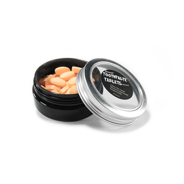 dientes sólidos del hogar 0.7g/Pc que blanquean sabor herbario natural del chicle de la esencia de las tabletas