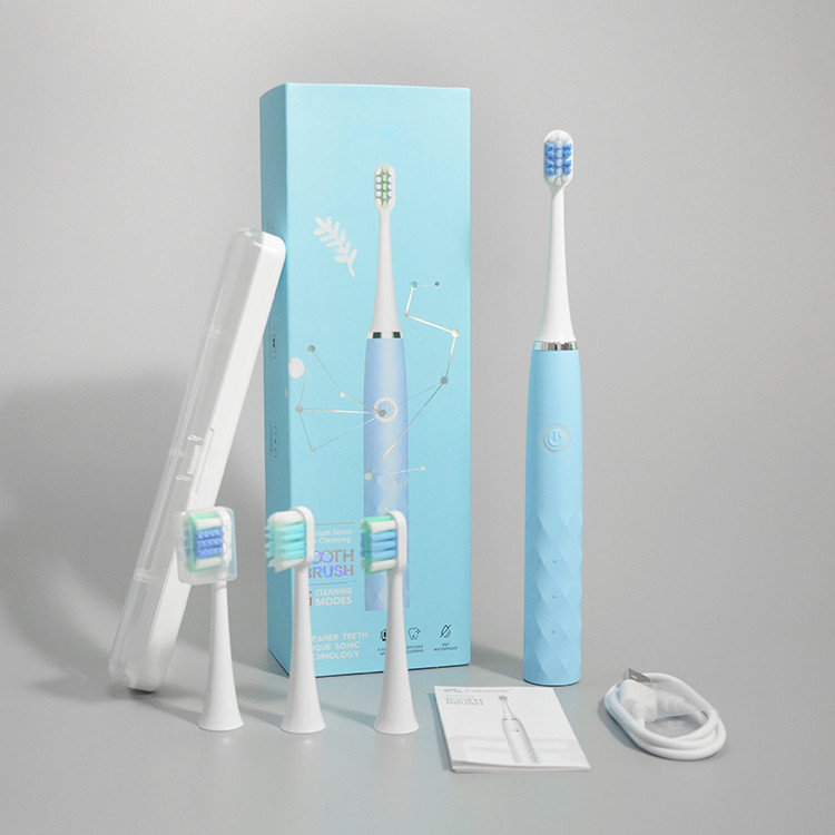 El interruptor dominante eléctrico del cepillo de dientes que blanquea uno disfruta de 6 tipos DE OEM del cepillo de dientes del cuidado dental y de acción