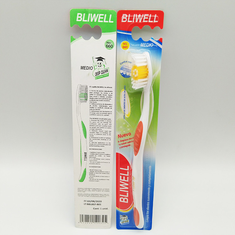 Cepillo de dientes reutilizable suave limpio oral plástico del OEM Eco de la manija amistosa al por mayor del color